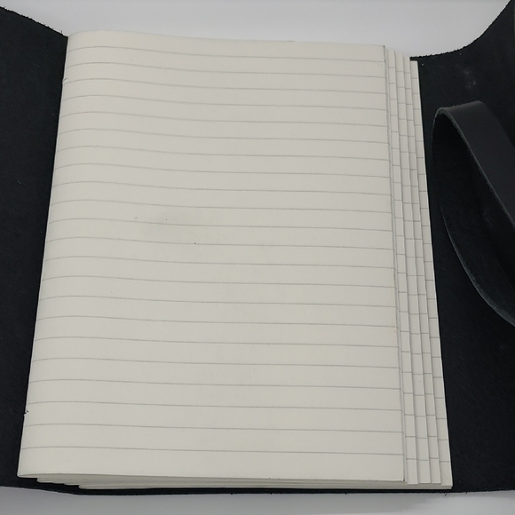 Black Leather Journal - Picture 11 of 12
